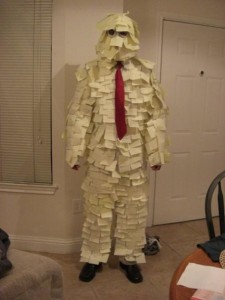 Post it note man